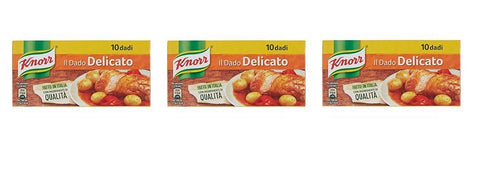 Knorr Tütensuppen 3x knorr Delicato dado brodo Suppenwürfel Brühe sanft reich an Geschmack 10 pz 8000830001095
