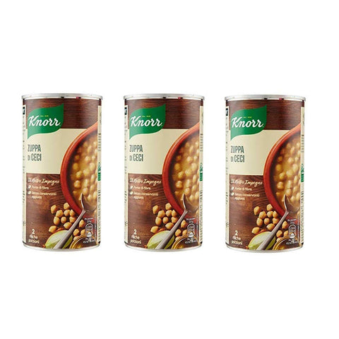 Knorr Zuppa di Ceci Kichererbsensuppe Langsam gekocht 3x500g Original italienisch Zutat