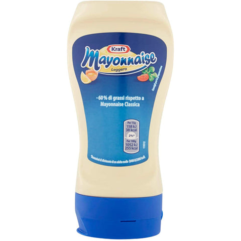 Kraft Mayonnaise Leggera Light fettarm mayo würzen soße squeeze sauce 3x 220 ml italienisch Original