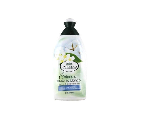 L'Angelica Duschgel 5x L'Angelica Bagnoschiuma Cotone E Muschio Bianco Duschgel 500ml SONDERANGEBOT 8017331040645