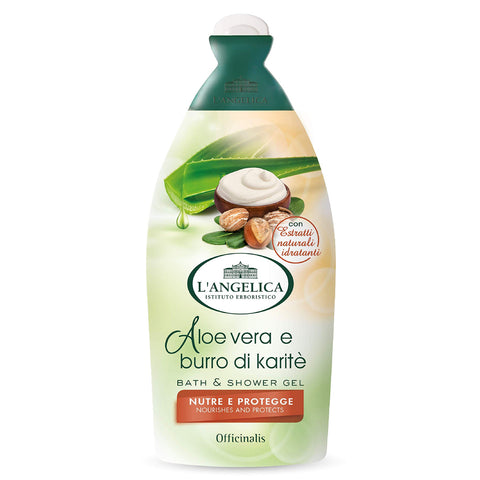 L'Angelica Duschgel Aloe und Sheabutter 1 Stk Original italienisch Pflege