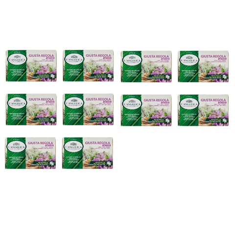 L'angelica Kräutertee 10x L'Angelica Le Tisane Giusta Regola Active Kräutertee mit Flohsamen- und Pflaumenextrakt zur Förderung der Darmtätigkeit 18 Filter 8017331094921