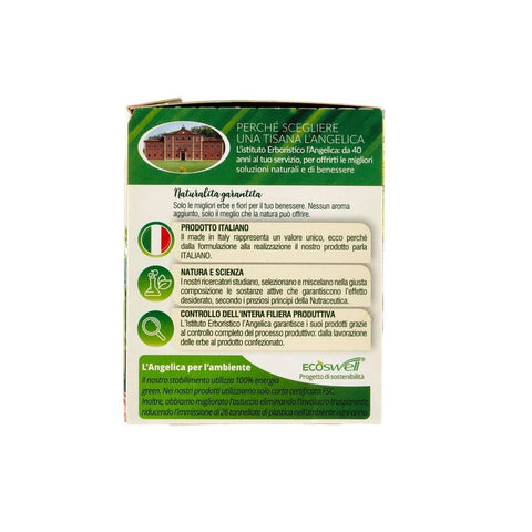 L'angelica Kräutertee L'angelica Le Tisane Ventre Piatto Active Kräutertee für einen flachen Bauch 18 Filter 10x 36 g italienisch Original 8017331094945