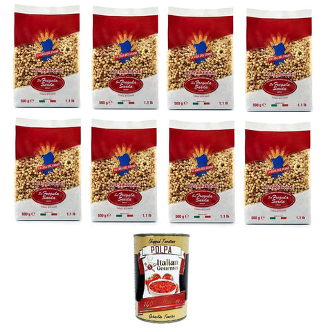 La casa del grano Internationale Nudeln La casa del grano Fregola sarda media Mittlere sardische Fregola 8x500g italienisch Original 8005825000220