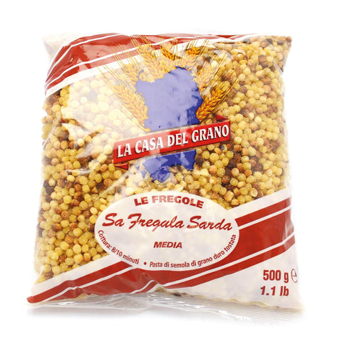 LA CASA DEL GRANO Fregola Kugelpasta groß, 500g Original italienisch