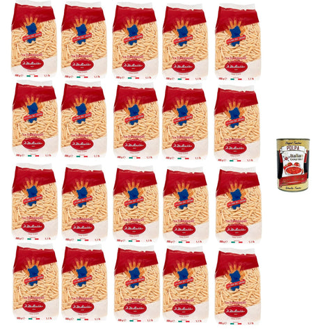 La Casa del Grano Malloreddus medi Pasta di semola di grano duro medi Nudeln aus Hartweizengrieß 20x500 gr italienisch Original