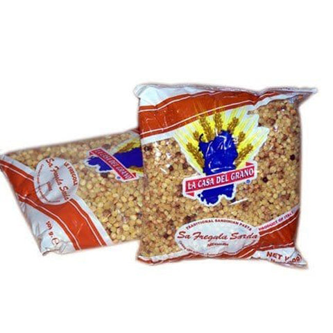 LA CASA DEL GRANO Italienische geröstete Fregola Sarda - Medium, (2) - 0,5 kg Pkg Original italienisch