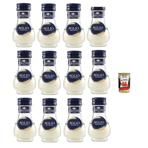 La Drogheria Aglio Macinato, Gemahlener Knoblauch 12x35g Original italienisch Sauce
