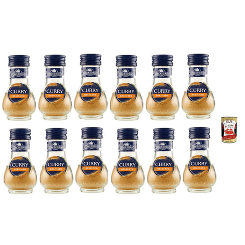 La Drogheria Curry Delicato, Gewürzmischung mit kräftigem Geschmack 12x30g Original italienisch Zutat