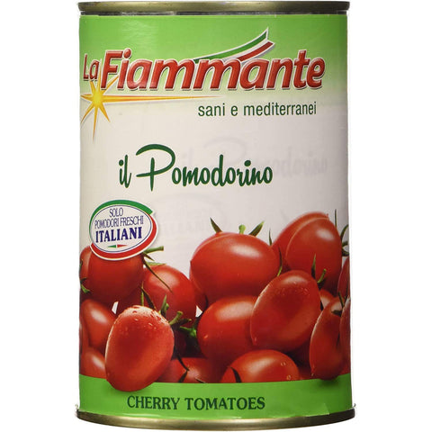 La Fiammante Pomodorini ciliegini Kirschtomaten Tomaten sauce 400 g 24x italienisch Original Pastasauce