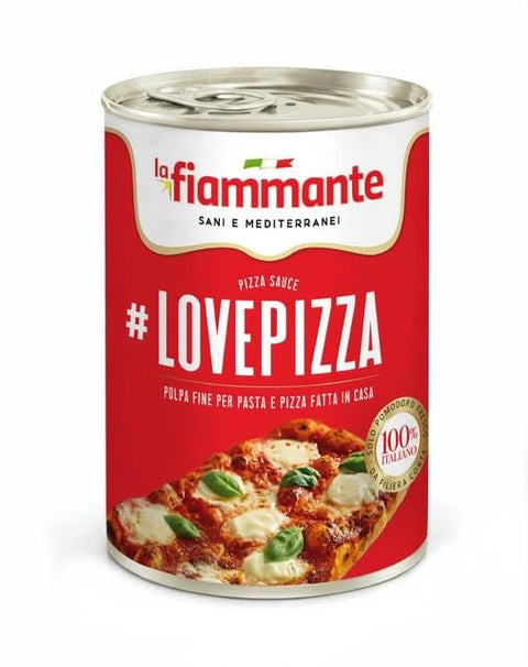 LA FIAMMANTE #LOVEPIZZA Polpa Fine Tomaten für Pizza 100% 12er Pack à 400g italienisch Original