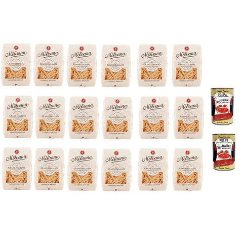 La Molisana Kurze Pasta La Molisana Casarecce Molisane N.29 Pasta Lenta Lavorazione Teigwaren aus Hartweizengrieß Bronze-Zeichnung 500g 24x Original italienisch inkl. 2x Italian Gourmet Polpa 8004690052815