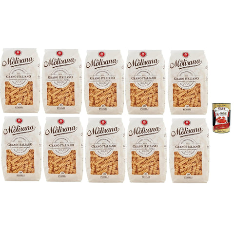 La Molisana Fusilli N. 28 Pasta Lenta Lavorazione Teigwaren aus Hartweizengrieß Bronze Zeichnung 20x 500 g italienisch Original