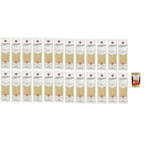 La Molisana Kurze Pasta La Molisana Pasta, Spaghetto Quadrato n. 1, Italienische Weizennudeln Bronze durchbohrt, rau und hartnäckig mit ausgezeichneter Kochhalte 24x 500 g italienisch Original 8004690101513