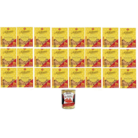 La Molisana Kurze Pasta La Molisana Penne rigate mit Lupinen, Protein Tagliatelle mit Lupinenmehl und italienischem Hartweizengrieß bronzegezogen 24x400 gr italienisch Original 8032804040014