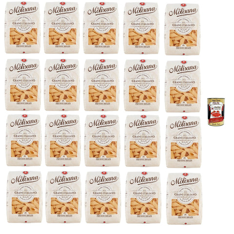 La Molisana Pennoni Rigati N. 21 Pasta Lenta Lavorazione Teigwaren aus Hartweizengrieß Bronze Zeichnung 500 g italienisch Original