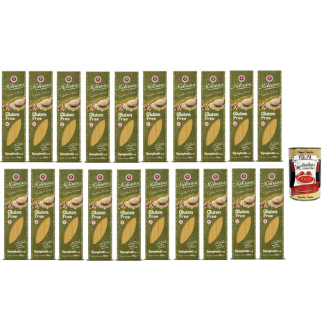La Molisana Nudeln & Pasta La Molisana Spaghetti n. 15 Senza glutine Gluten frei Pasta mit voller Reis Mais und Quinoa gluten free 400 g 20x italienisch Original + kostenlos polpa 400 g 8004690470022