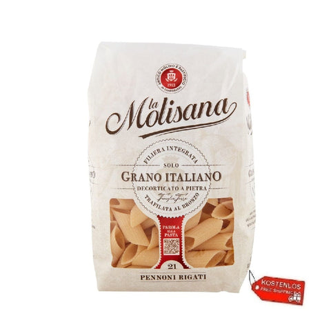 La Molisana pasta 24x La Molisana Pennoni rigati n. 21 Italienische Weizennudeln 500gr 8004690052143