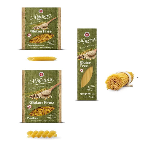 La Molisana pasta Testpaket La Molisana Pasta Senza Glutine glutenfreie Nudeln 3x400gr 8004690470039