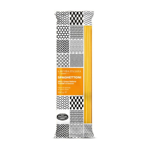 LA RUVIDA ITALIANA Kurze Pasta SPAGHETTONI Bronze gezeichnet GR.500 RUVIDA ITALIANA o.m.6 8008857119182