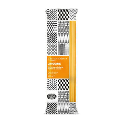 LA RUVIDA ITALIANA Längliche Pasta LINGUINE Bronze gezeichnet GR.500 LA RUVIDA ITALIANA o.m. 6 8008857119052