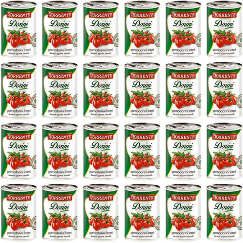 La Torrente Gemüse 24x La Torrente Pomodorini Interi Dorini ganze Kirschtomaten Tomaten sauce aus Italien dose 400g 8000282000912