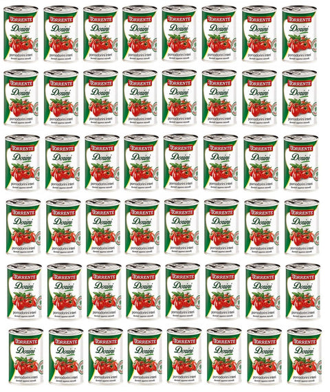 La Torrente Gemüse 48x La Torrente Pomodorini Interi Dorini ganze Kirschtomaten Tomaten sauce aus Italien dose 400g 8000282000912