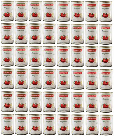 La torrente Gemüse 48x La Torrente Pomodoro Marzanino,San Marzano Tomate in Miniatur,100% Italienische Tomate, Spezialität aus Kampanien,400g Dose + Italian Gourmet Polpa di Pomodoro 400g Dose 8000282003548