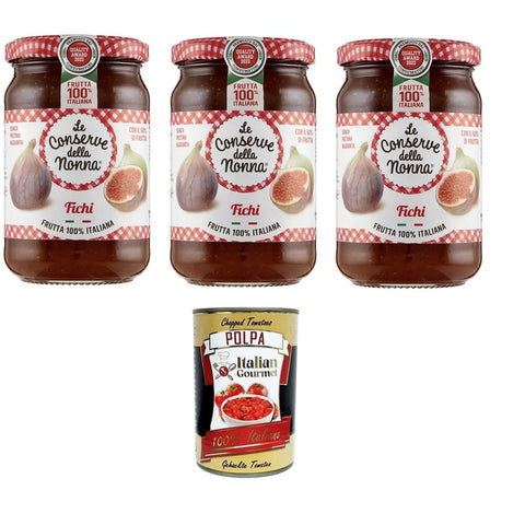 Le Conserve della Nonna Confettura di Fichi Marmeladenfeigen 3x340g Original italienisch Gebäck