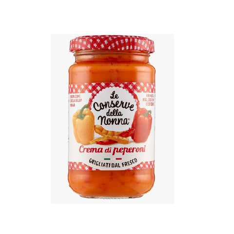 Le Conserve della Nonna Kochsaucen & Pesto 3x Le Conserve della Nonna Crema di peperoni  Pfeffercreme 190gr 8005360003540