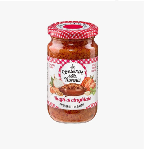 Le Conserve della Nonna Kochsaucen & Pesto Le Conserve della Nonna Ragù di Cinghiale Wildschweinragout 190gr