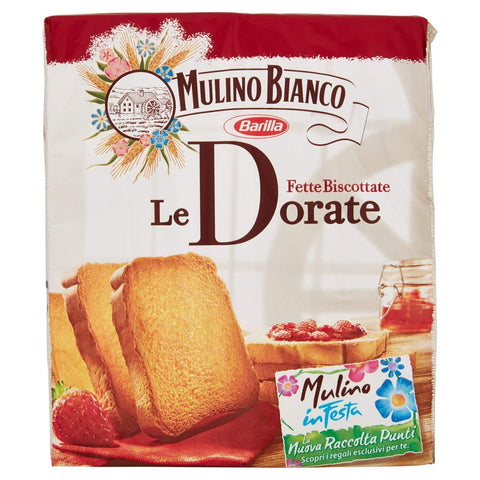 Mulino Bianco Le Dorate Fette Biscottate Golden Rusks aus Italien 315 g Original italienisch