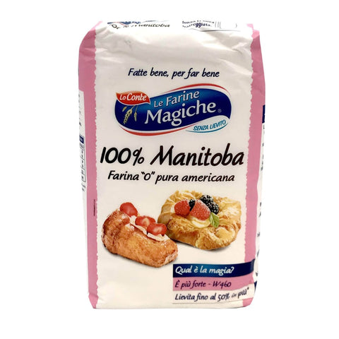 Le Farine Magiche Brot Le Farine Magiche Lo conte, Farina Manitoba 100%,1 kg Brot italienisch Original 8009355001702
