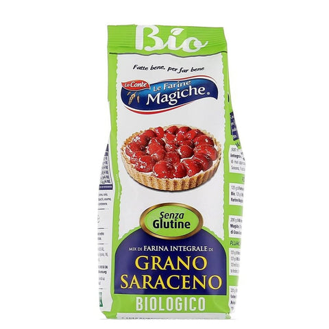 Le Farine Magiche Buchweizen Le Farine Magiche Lo conte Grano Saraceno Buchweizen 500 g Glutenfrei, Volkorn italienisch Original 8009355002228
