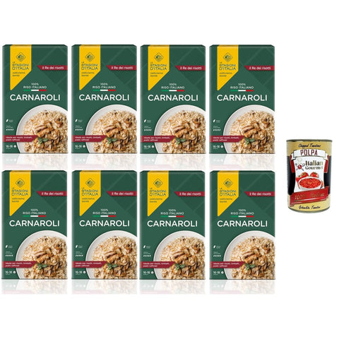Le Stagioni Koch- & Backzutaten Le Stagioni D'Italia Riso Carnaroli Reis 8x1 kg Koch- & Backzutaten italienisch Original 8032804040014
