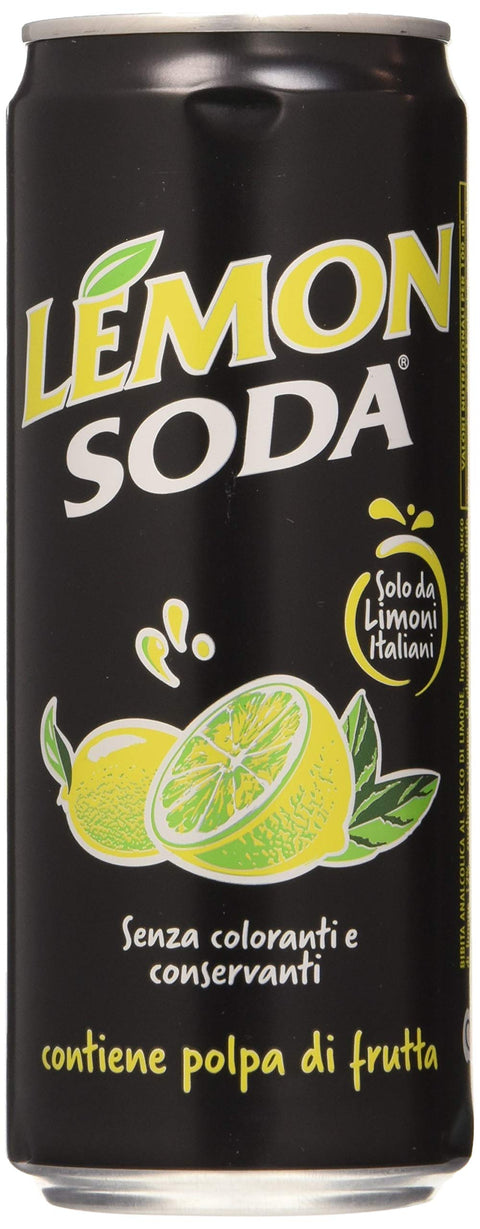 Lemon Soda Limonade Lemon Soda Set 24 Lemonsoda Dose 33cl Softdrinks für Partys, Mehrfarbig, Einheitsgröße, 7920 8058615108170
