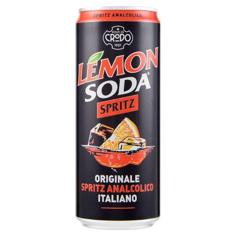 Lemonsoda Energy Drinks Lemonsoda Spritz Kohlensäurehaltiges Erfrischungsgetränk mit Orangensaft, 24 x 33 cl