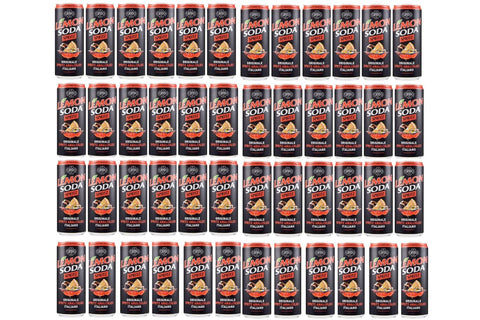 Lemonsoda Energy Drinks Lemonsoda Spritz Kohlensäurehaltiges Erfrischungsgetränk mit Orangensaft, 48 x 33 cl