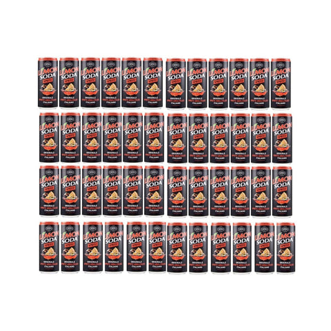 Lemonsoda Energy Drinks Lemonsoda Spritz Kohlensäurehaltiges Erfrischungsgetränk mit Orangensaft, 48 x 33 cl