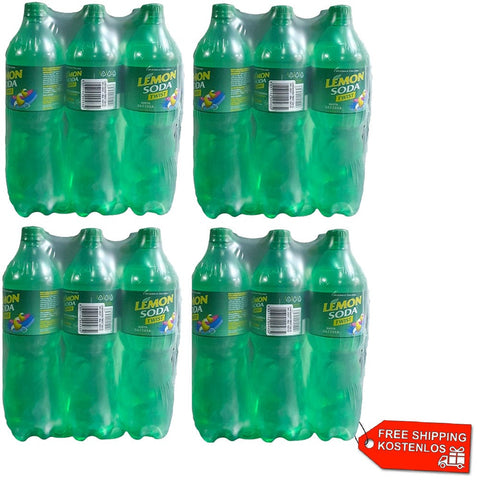 Lemonsoda Soft Drink 24x Lemonsoda Twist Italienisches kohlensäurehaltiges Erfrischungsgetränk PET 1L 8057192005827