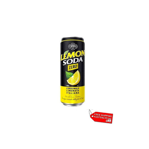 Lemonsoda Soft Drink 24x Lemonsoda Zero italienisches Zitronen-Erfrischungsgetränk 33cl Einwegdosen 8000845065440