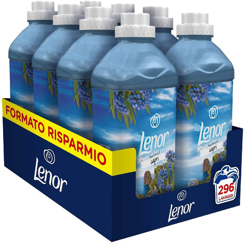 Lenor Capri Fabric Softener 37 Washes 925 ml (8er pack) for Long-Lasting Freshness and Softness 8 x 925ml Original italienisch