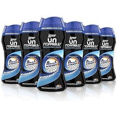 Lenor Wäscheduft Duftperlen Waschmaschine, Unstoppables Dash 6x210g Original italienisch Pflege