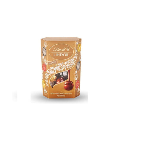 Lindt Schokolade Lindt Lindor Box Assortito Pralinen mit milch / weiße / dunkle Schokolade 200g italienisch Original 8003340072968