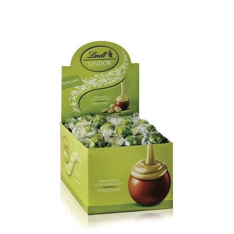Lindt Vielfaltspackungen Lindt Lindor Pistacchio Milchschokoladen 96 pralinen gefüllt mit Pistaziencreme 1200g italienisch Original 8003340851303