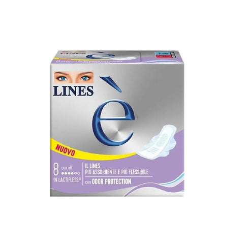Lines Körperpflege 5x Lines è Lactifless Damenbinden 8 Stück 8001480407770
