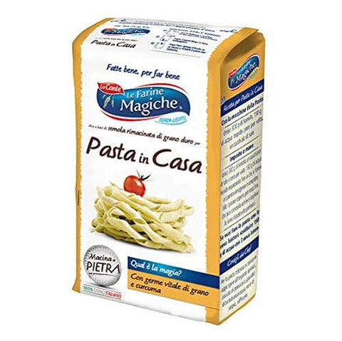Lo conte Stärke & Bindemittel Lo conte Le Farine Magiche Semola Hartweizenmehl Grieß für Pasta 1 Kg 8009355000019