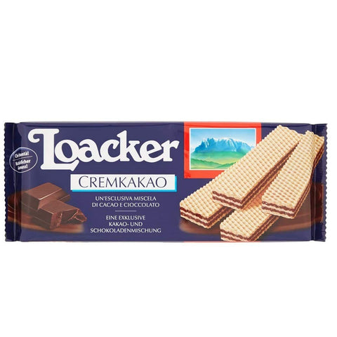Loacker Wafer Cremkakao Waffel Mischung aus Kakao und Schokolade 6x175g Original italienisch Gebäck