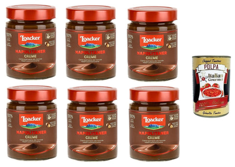 Loacker Aufstriche & Dips Loacker Crema spalmabile Napolitaner Streichcreme 6x 290g+ Italian Gourmet polpa 400g 8000380208371