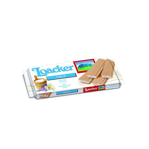 Loacker Wafer Milk kekse snack biscuits Waffel mit Milchcreme 6x175g Original italienisch